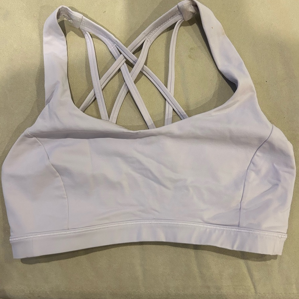 Light Purple Size 8 Lululemon sports bra